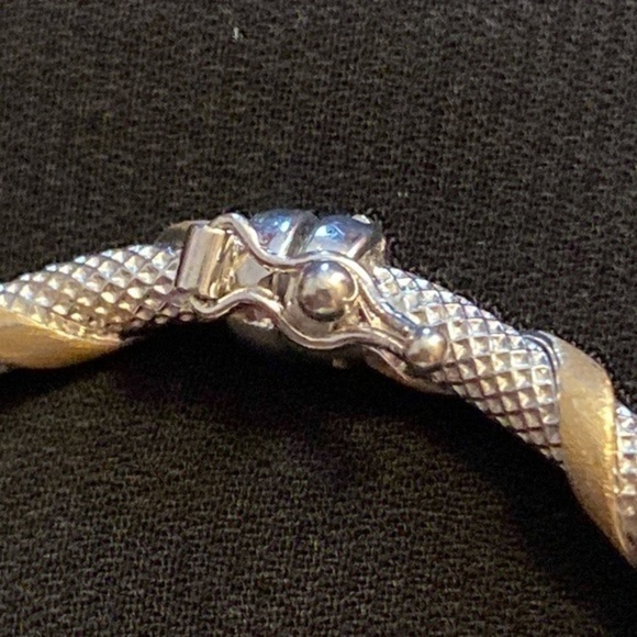 Gold Cuff Snake Bracelet made in Italy 14k gold brand Italian Solid Gold - Picture 8 of 13